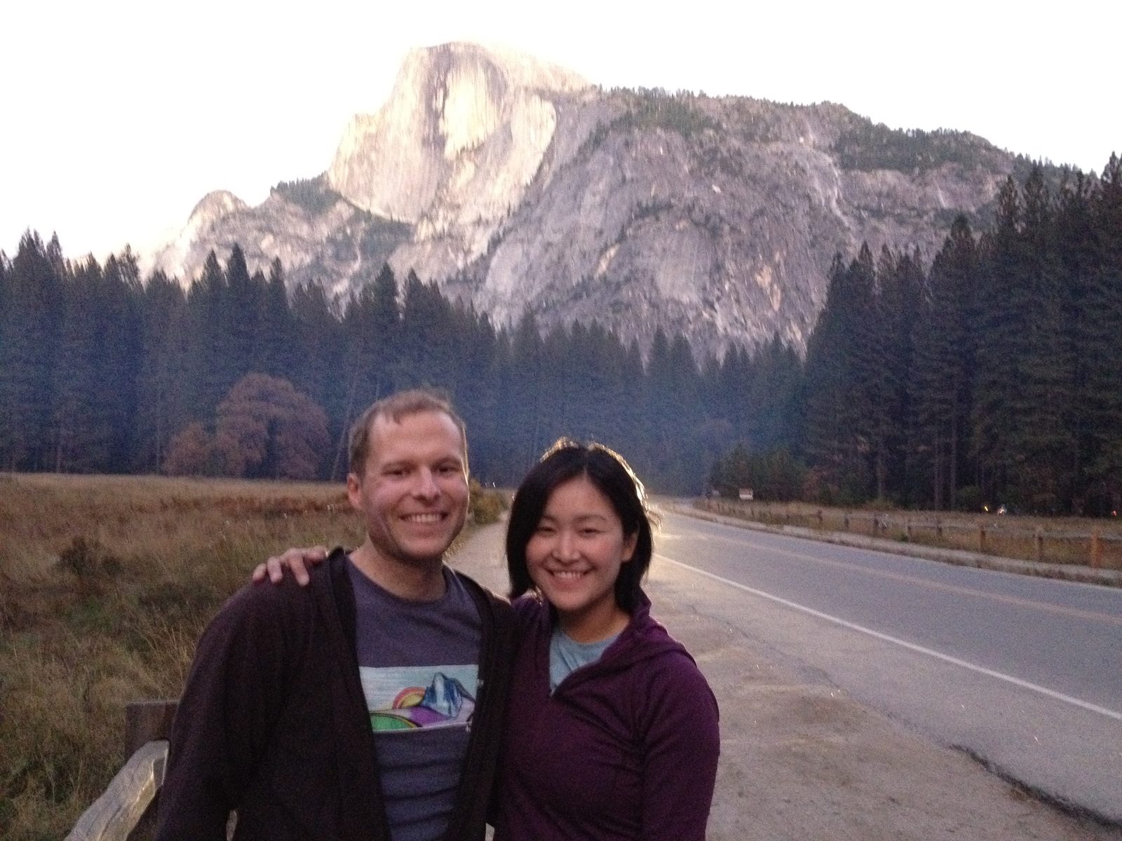 Stopping to take in the view on the way back to our camp Saturday night, a tourist appeared and...