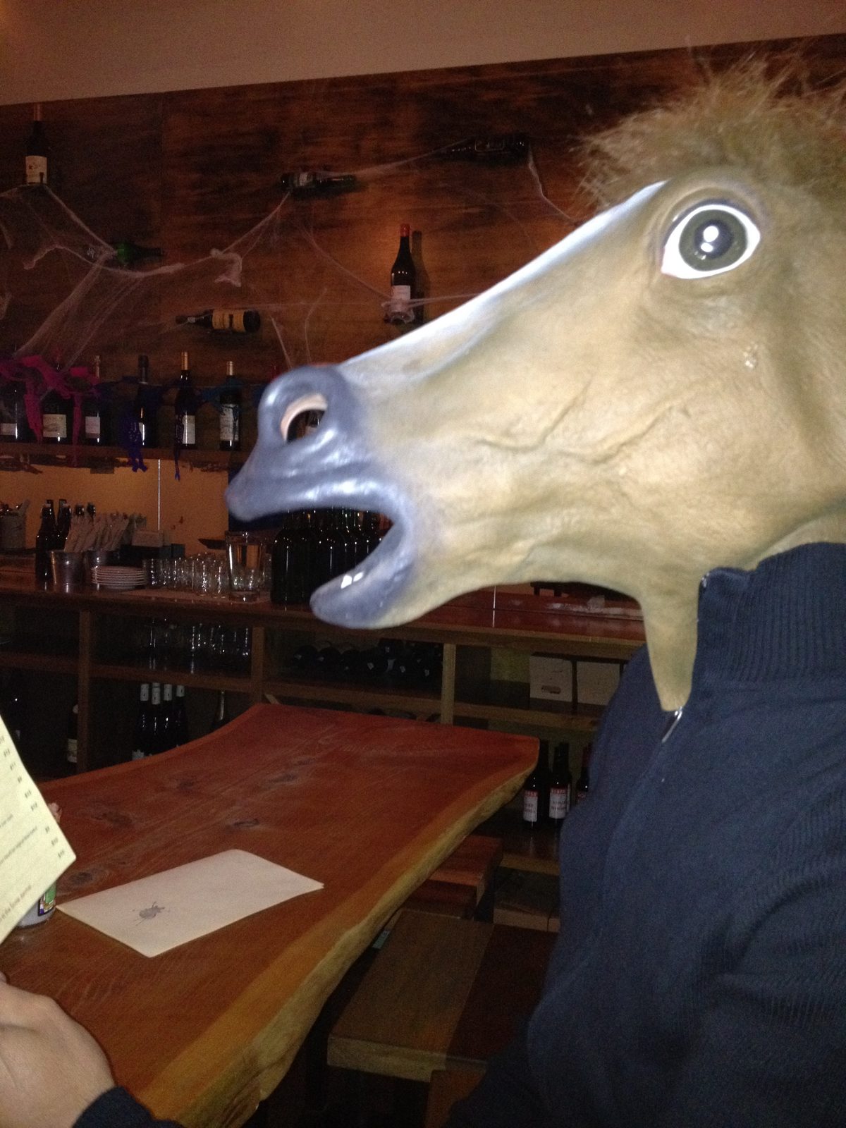John stopping in for a drink at Heart.
