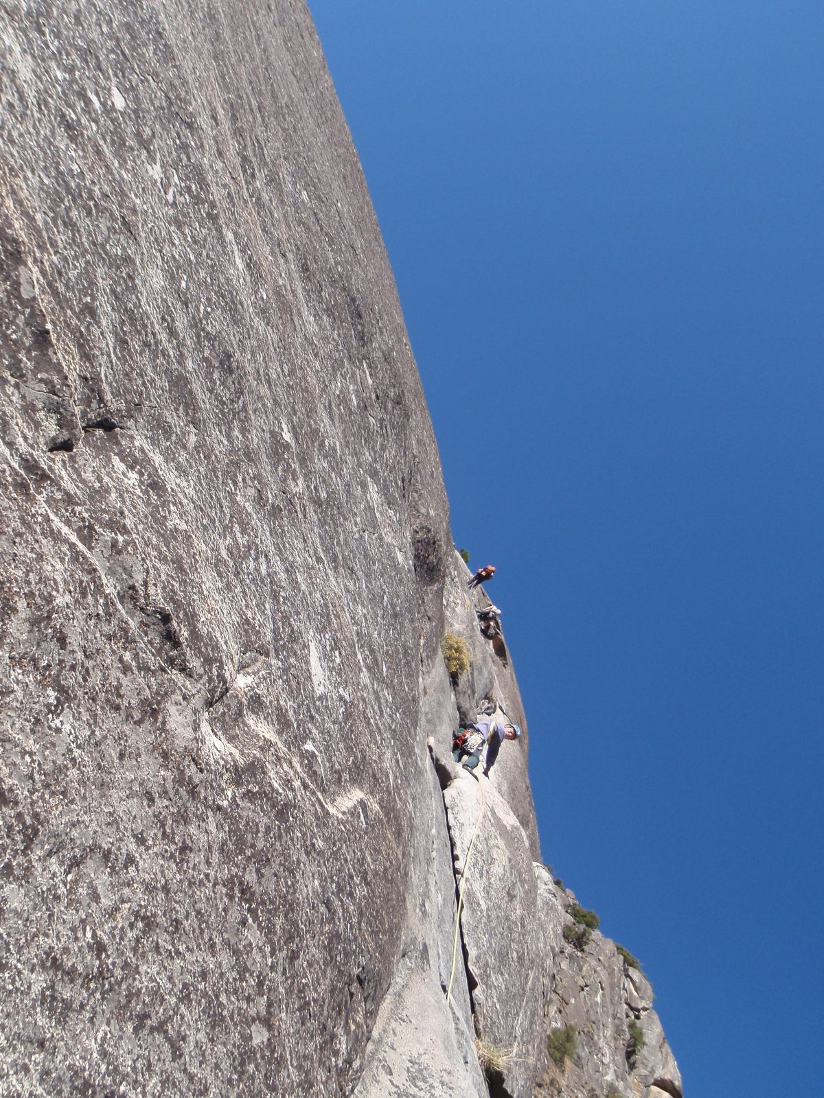 Marlin, maybe half way up pitch 3 of Nutcracker (5.8).