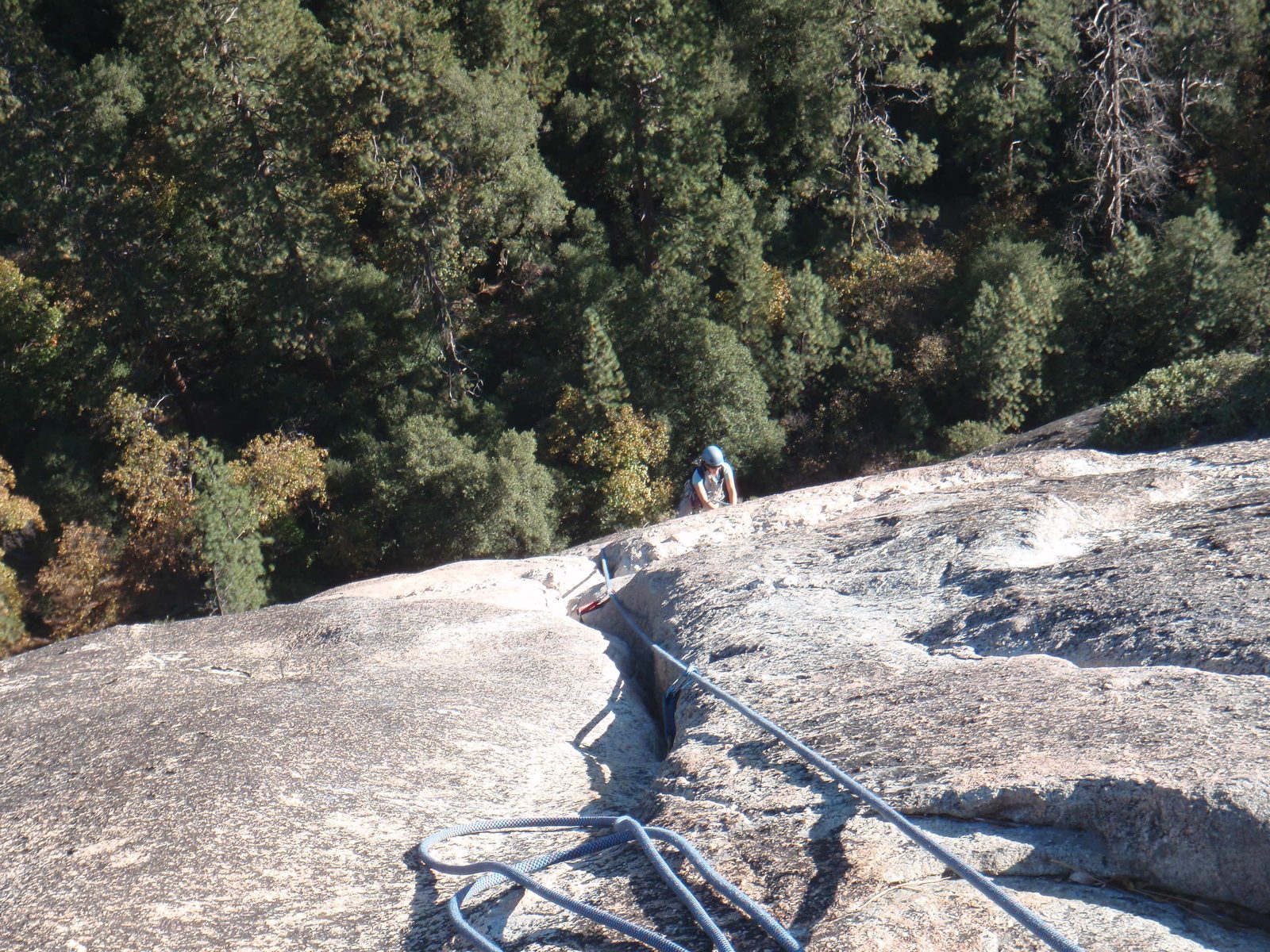 Monica on the final stretch of pitch 4 of Nutcracker (5.8). Nutcracker, originally named...