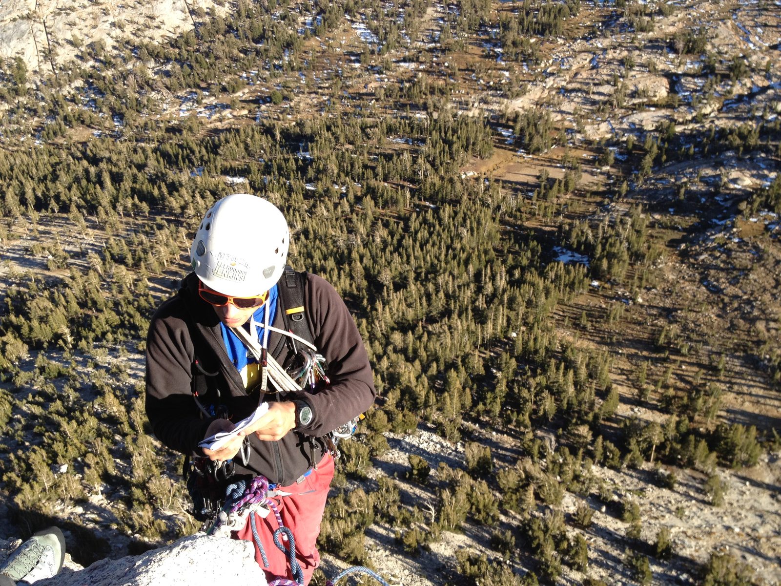 John, consulting the beta, trying to figure out which way to go on pitch 5.