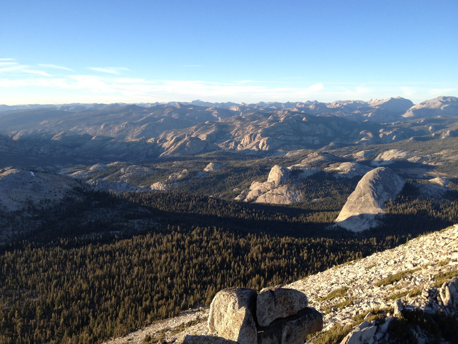 Looking northwest from the summit of Cathedral.