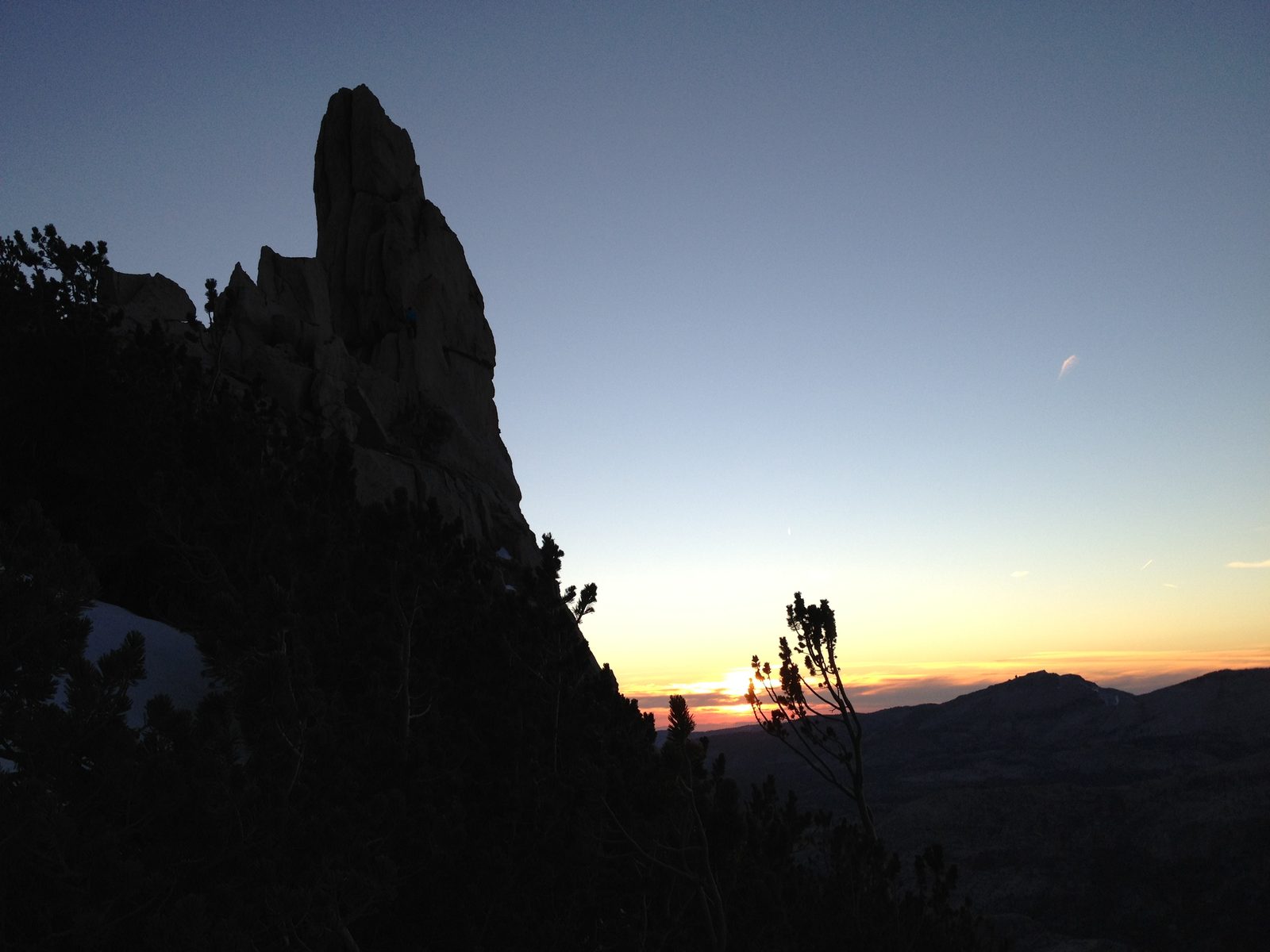 One of the better Sierra sunsets I've seen in a while.