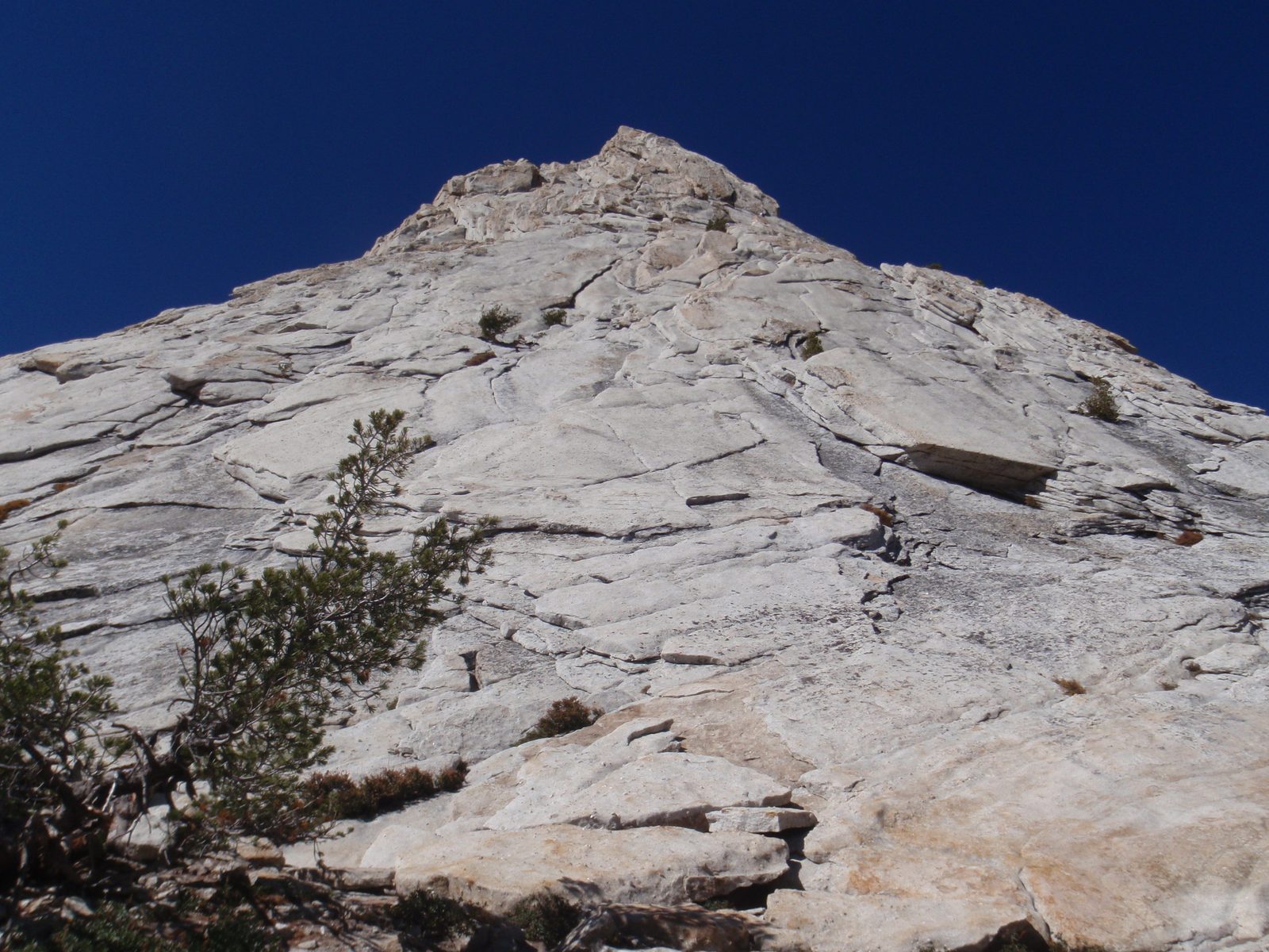 View of the climb.