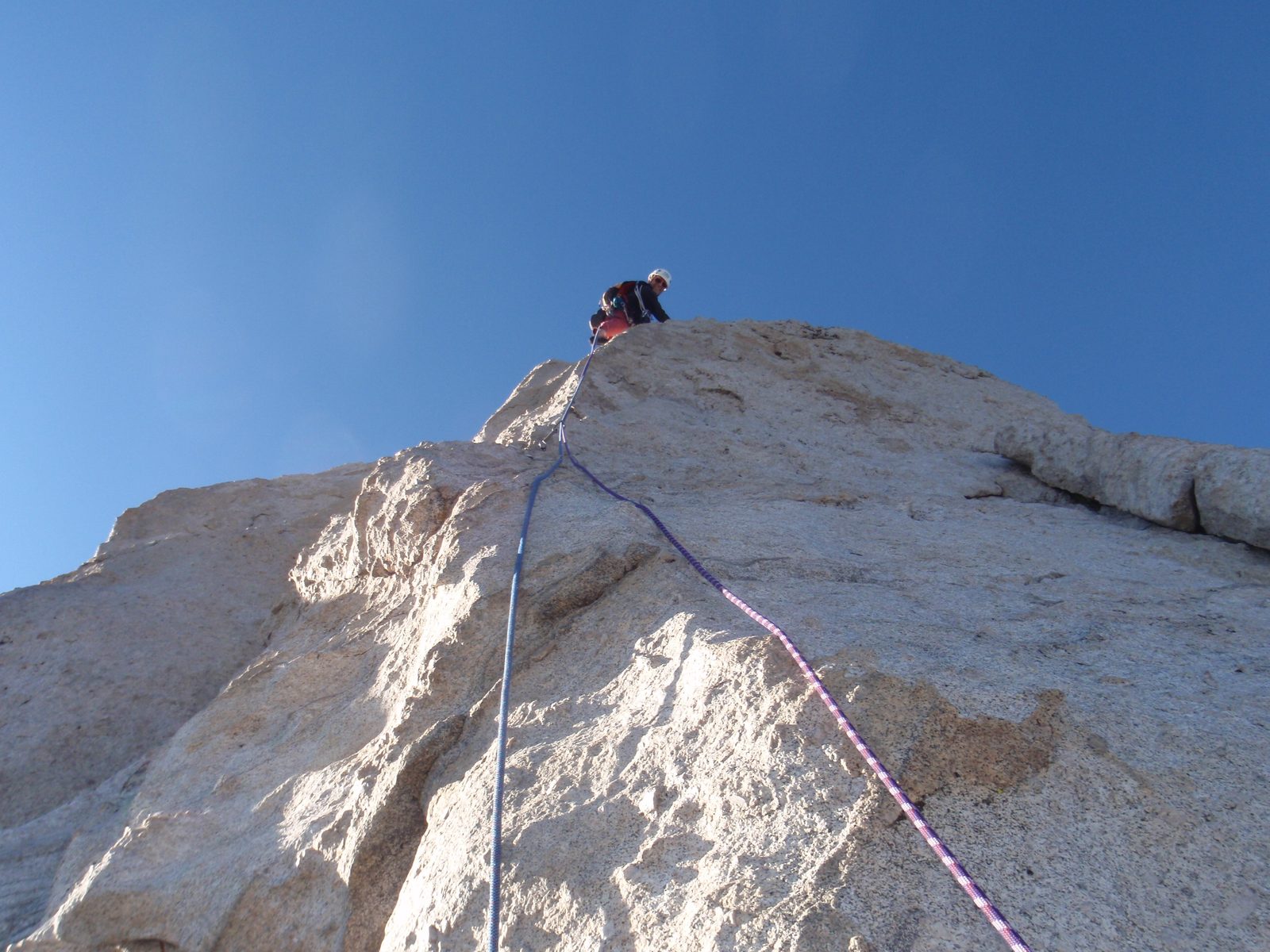 John climbing pitch 5.
