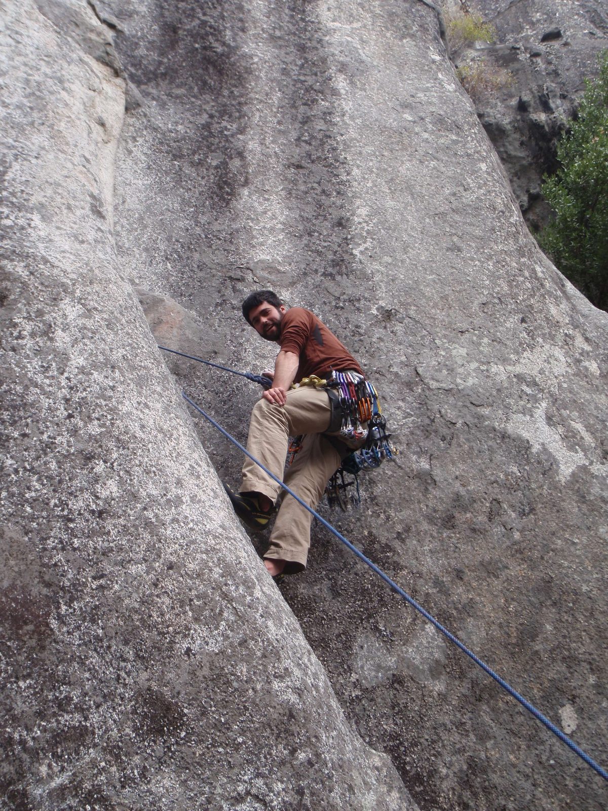 Alex, shut down on the first crux.