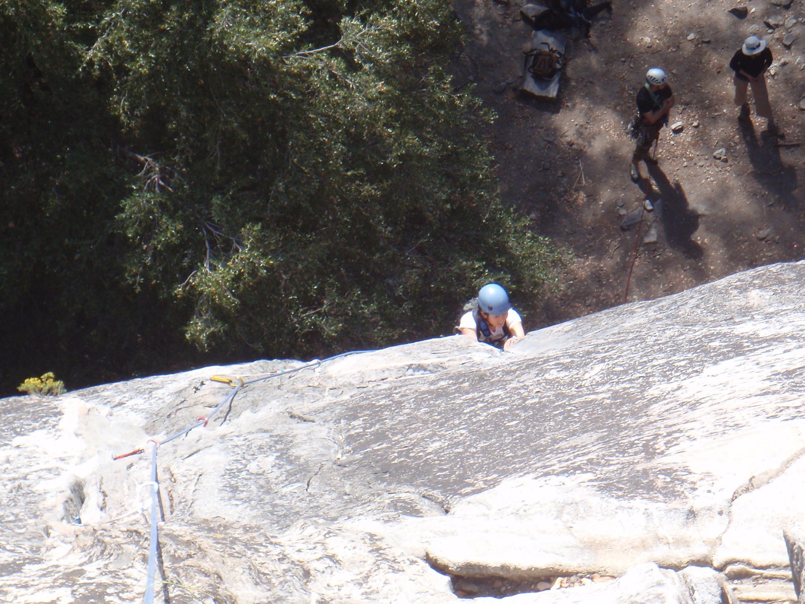 The first pitch was an awesome splitter hand crack that eventually moved across 5.8 face moves...