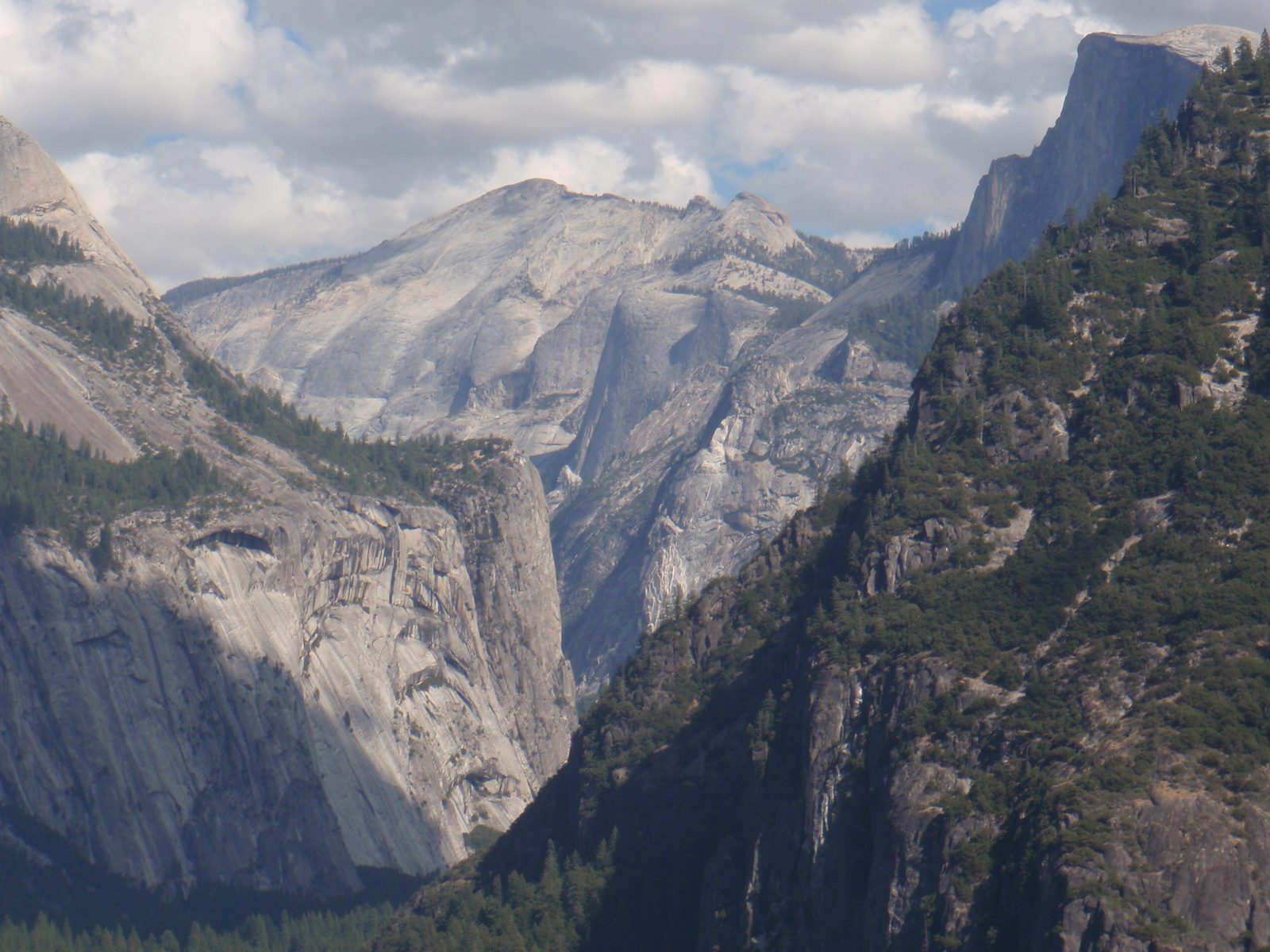 Royal arches, Tenaya Canyon / Clouds Rest, Half Dome.