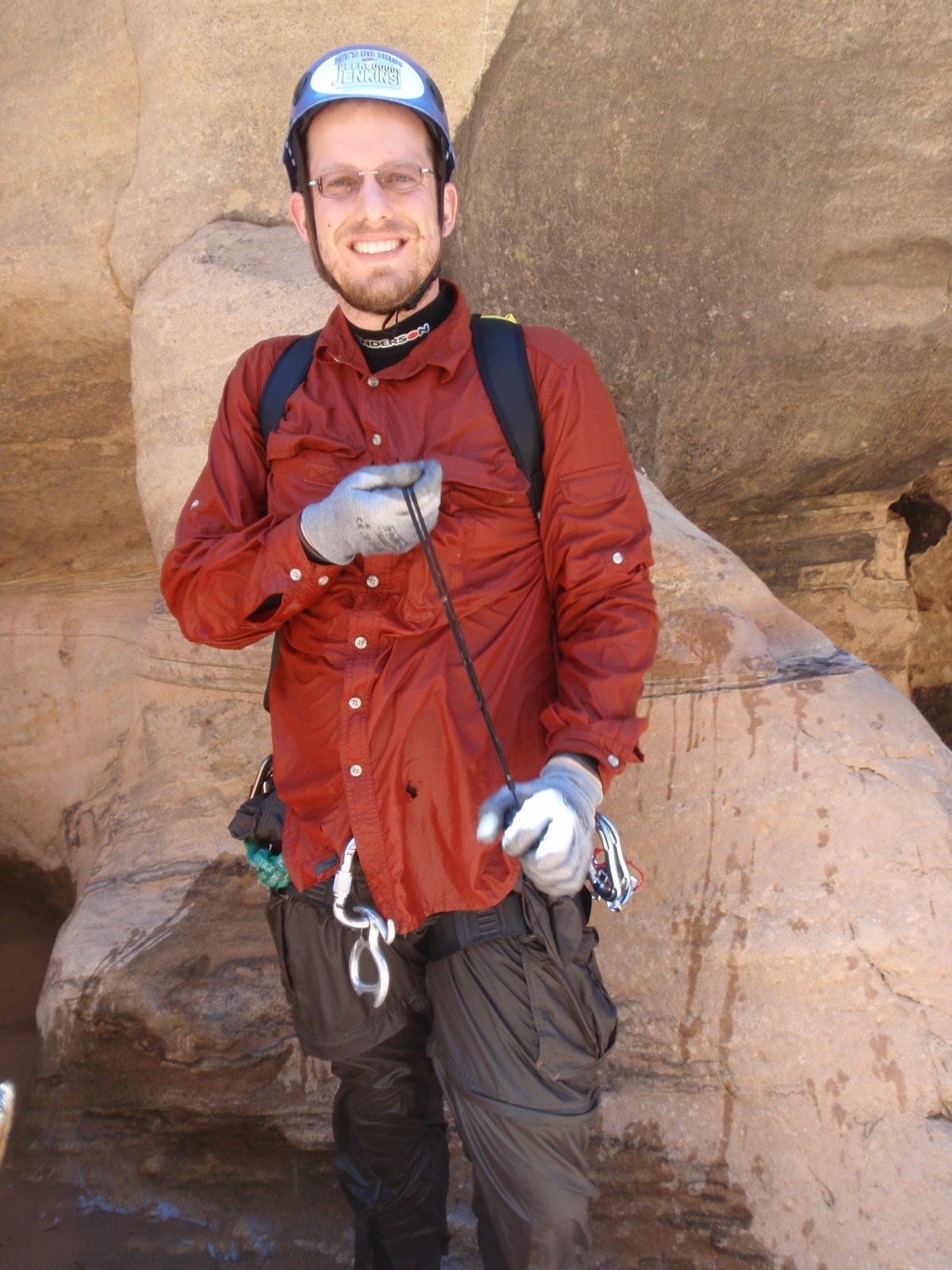 Joel, in Pine Creek Canyon.