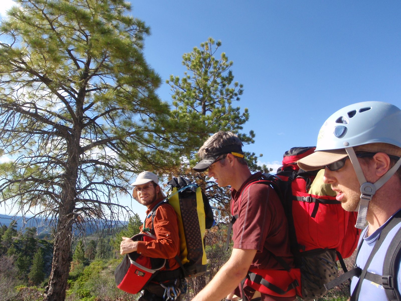 Off to Kolob Canyon!  Joel, Andy and Mike.