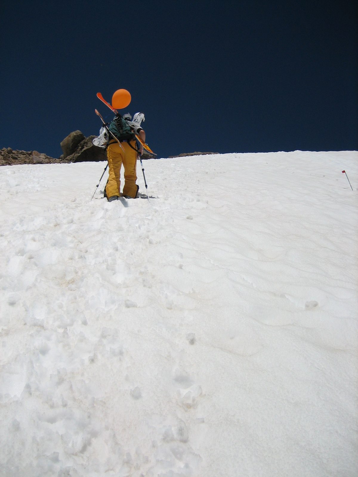Continuing up the mountain...