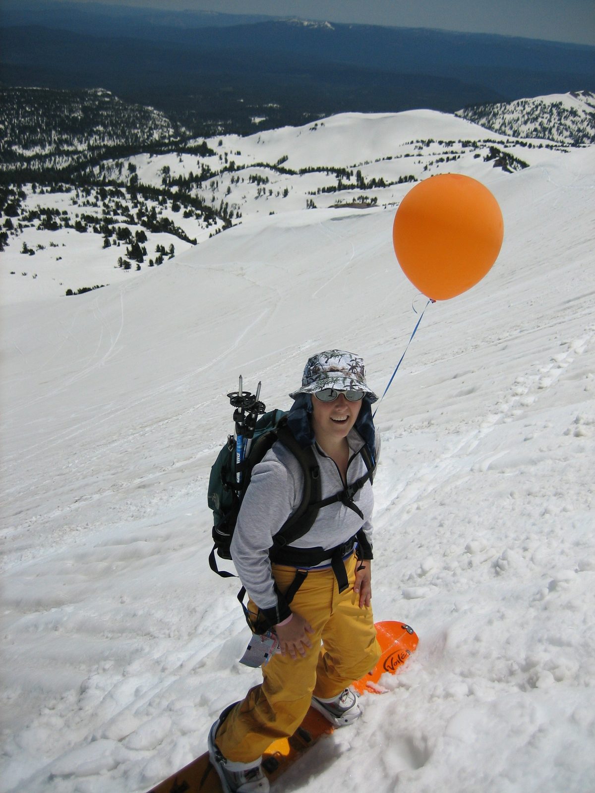What makes it all worth it: on the way back down.
