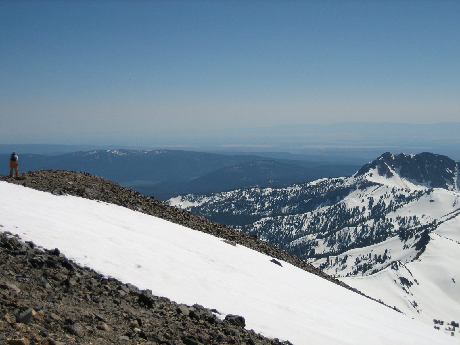 Smaller mountains near Lassen.  We skiied one of the nearer ones on Sunday.