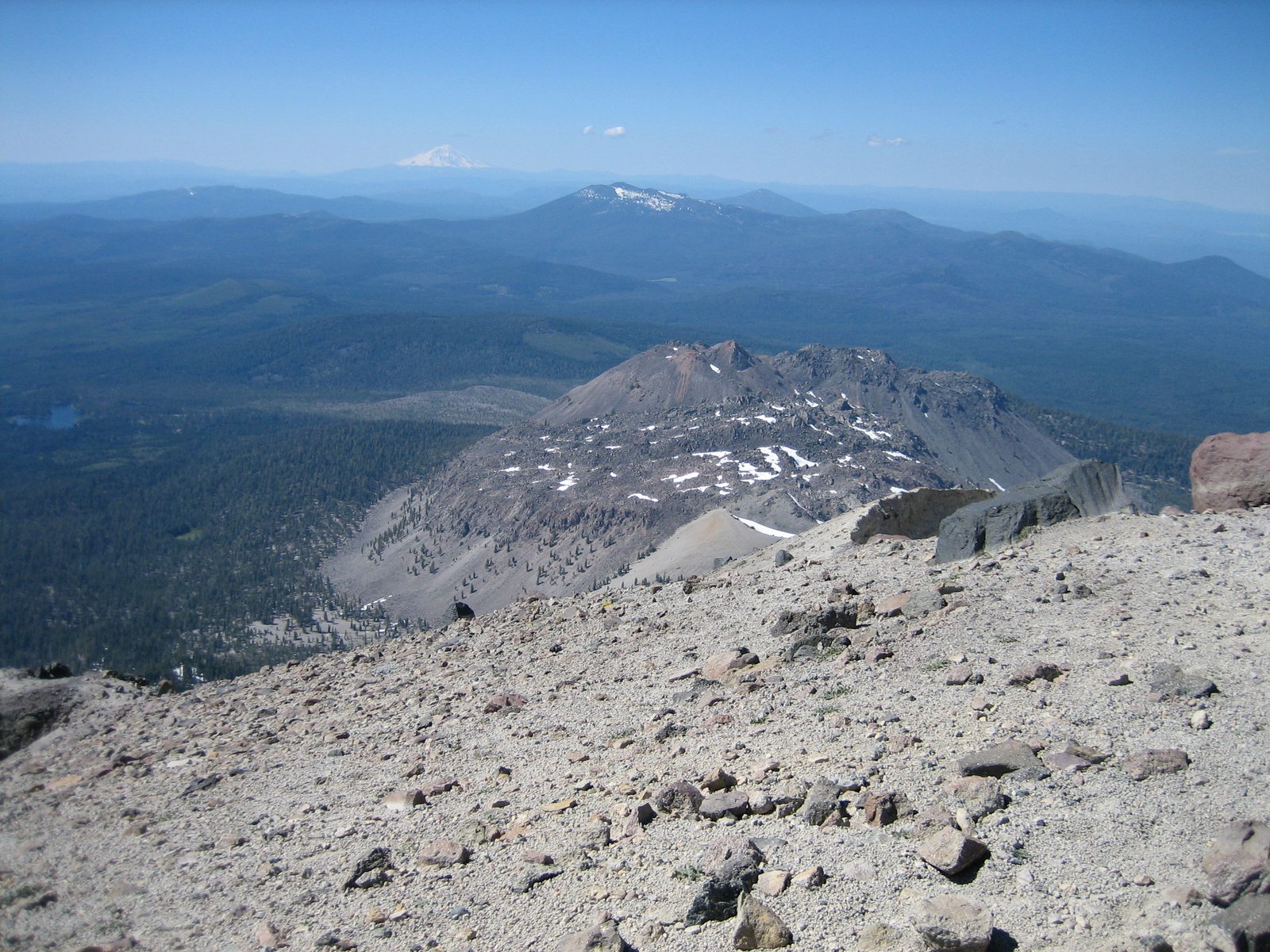 Looking down on the Chaos Crags