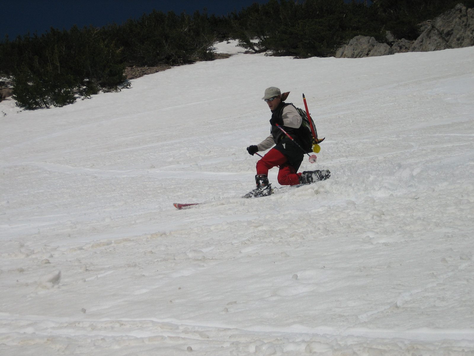 Superstar tele skier.