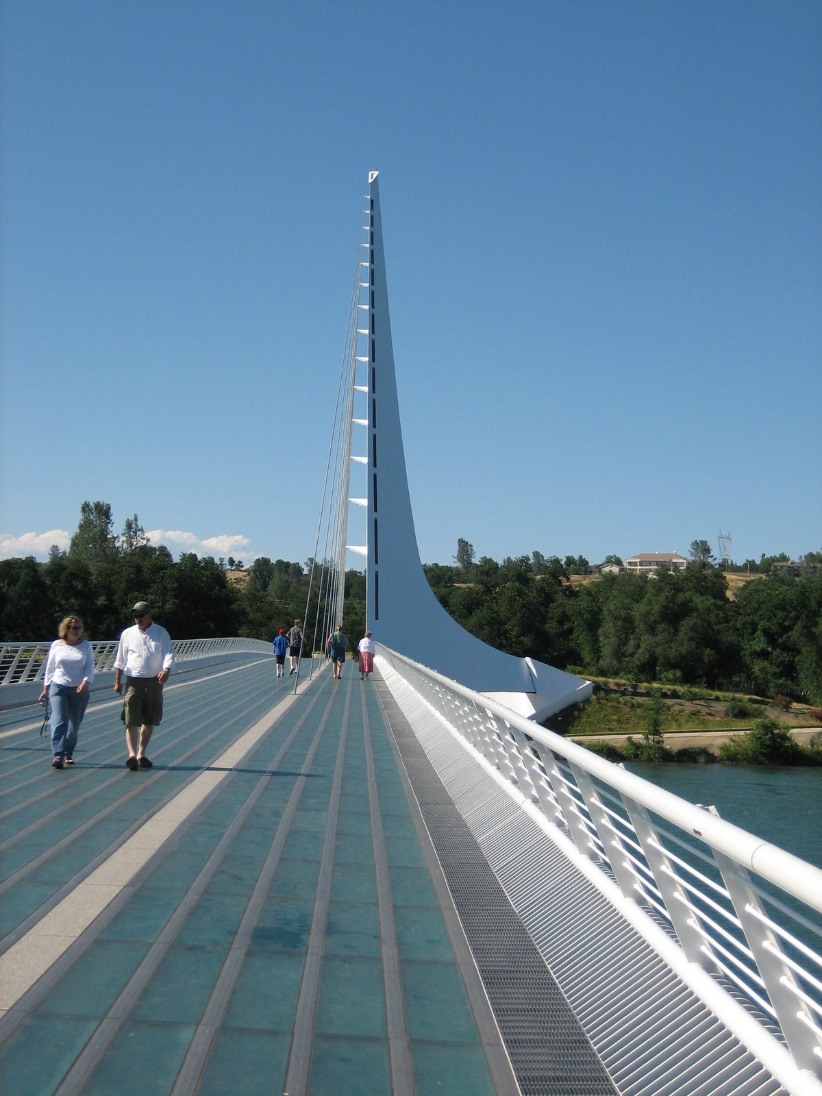 The Sundial Bridge in Redding, CA.