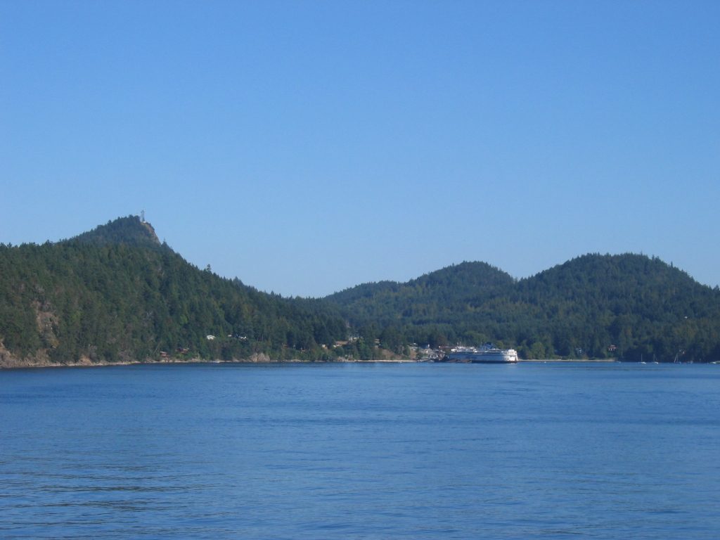 Arriving at the ferry port in Victoria on Vancouver Island (having just flown into Vancouver, BC)