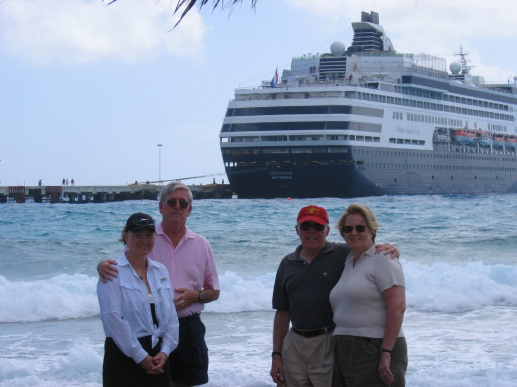 On the beach at Costa Maya