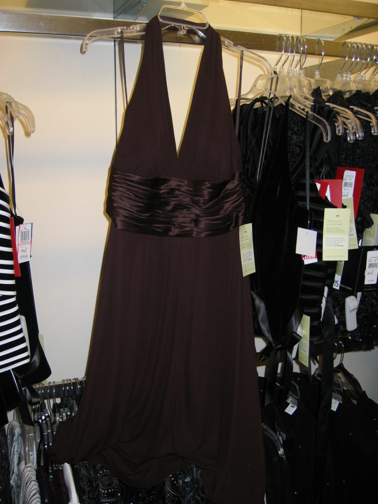 Brown dress