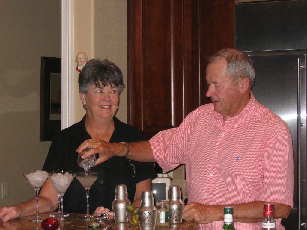 At last ... the master pours