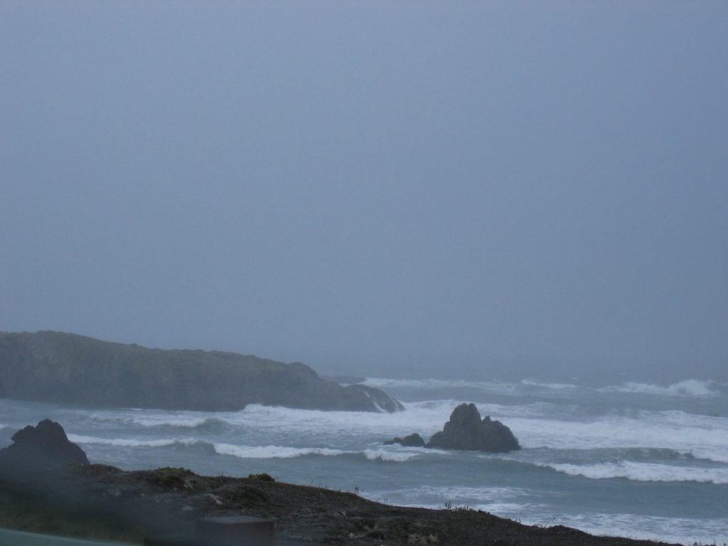 One of the many ocean scenes of the day