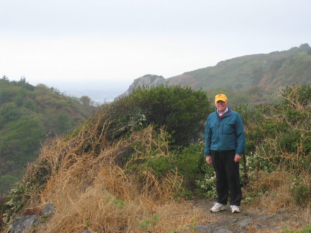 I think this was just before John saw a boulder the size of a car tumble down the cliff below Peter
