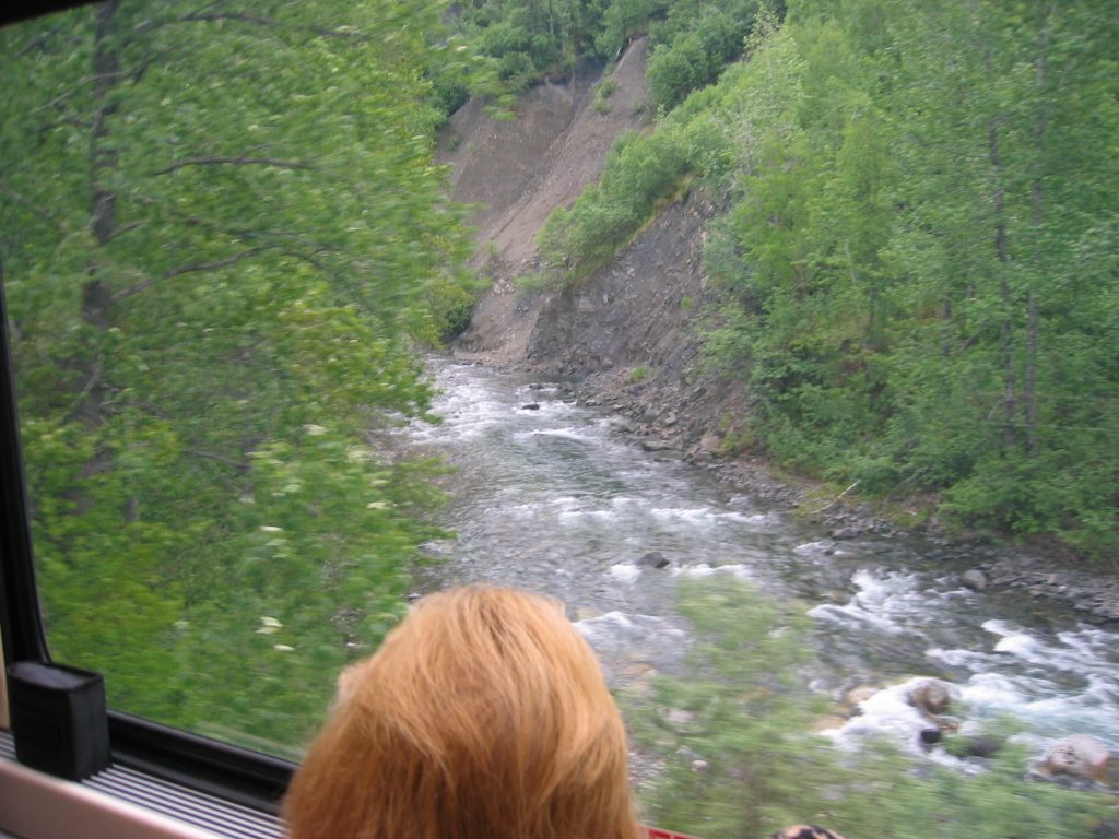 Top of Aunt Judy, and a clear stream fed by snow melt.  This will be contrasted with other...