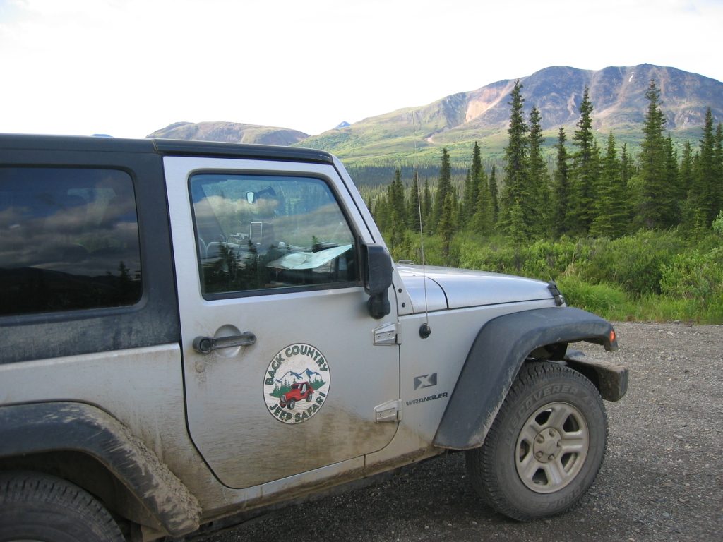 Our trusty vehicle that we had rented for our exploration of the Denali area.  Alan and Peter...