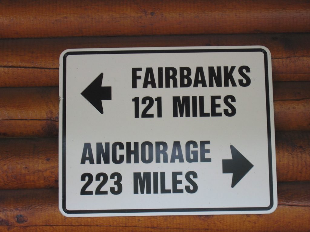 Taken at the train station in Denali as we await our train to Fairbanks.