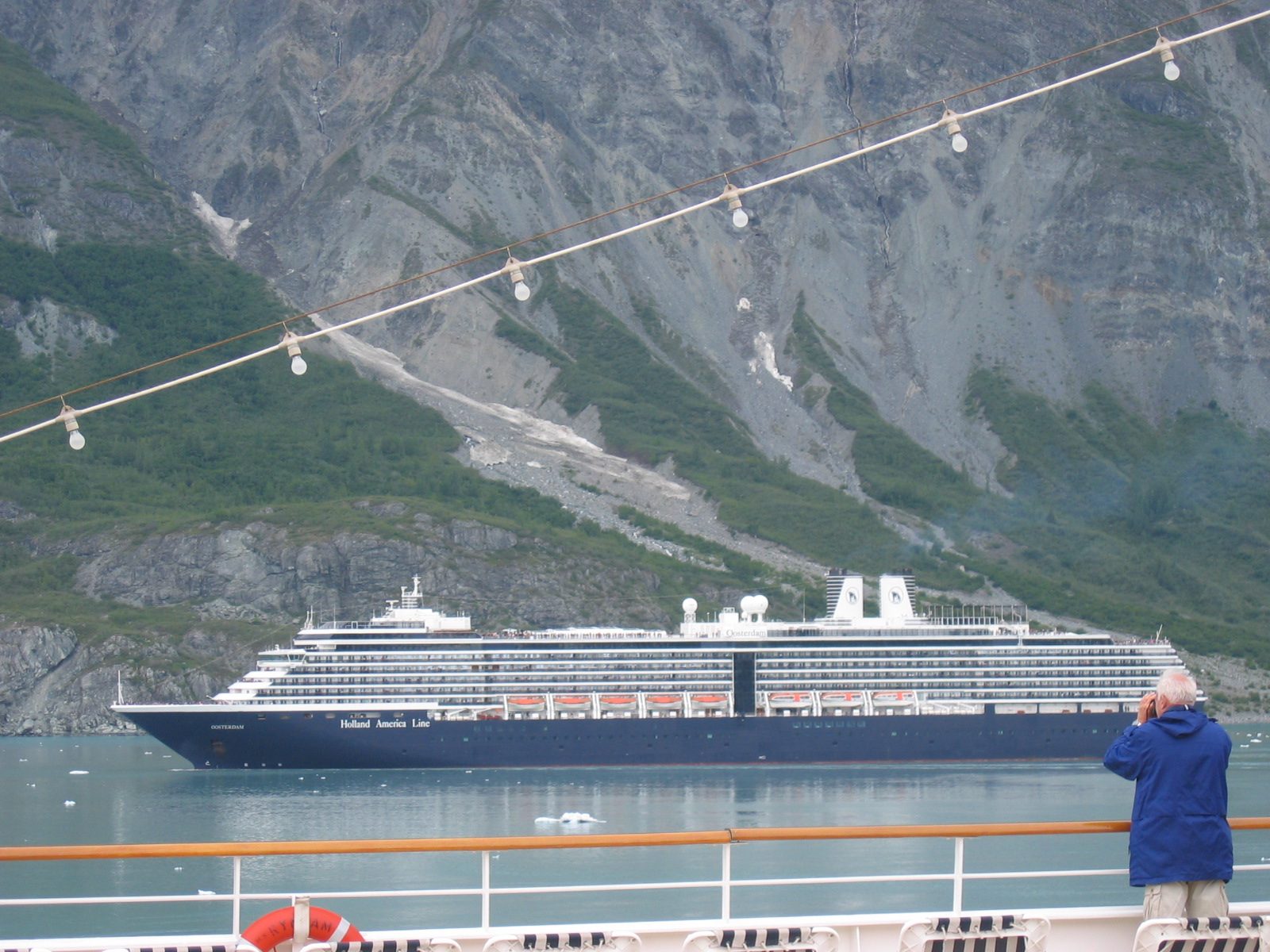 Coming into our first port of Haines / Ketchikan Alaska.  We have company.  The three ports we...