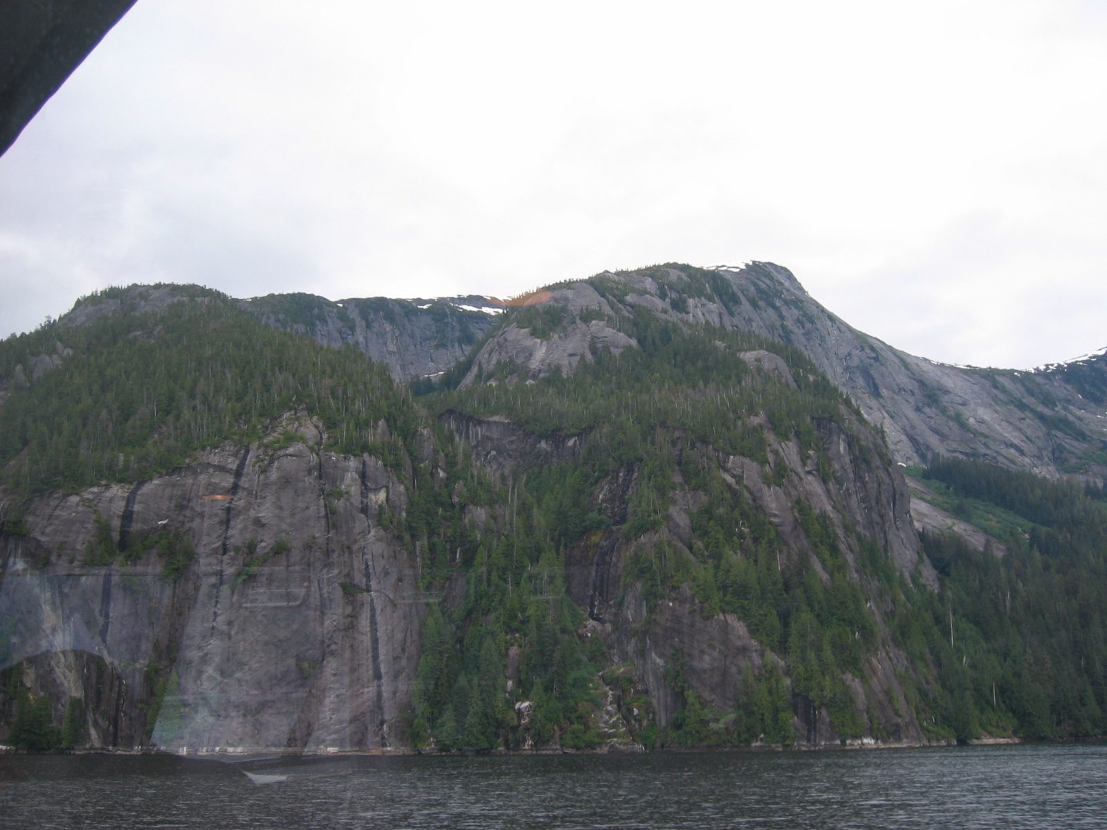 Can't find the depth of Rudyerd Bay on-line, but you have the feeling these cliffs go straight...