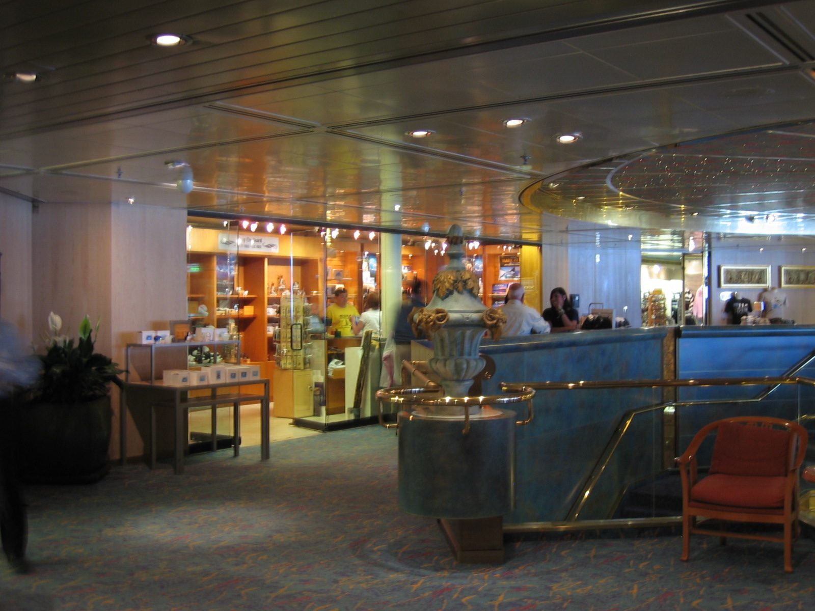 Shopping area on Deck 7.  We managed to avoid it completely