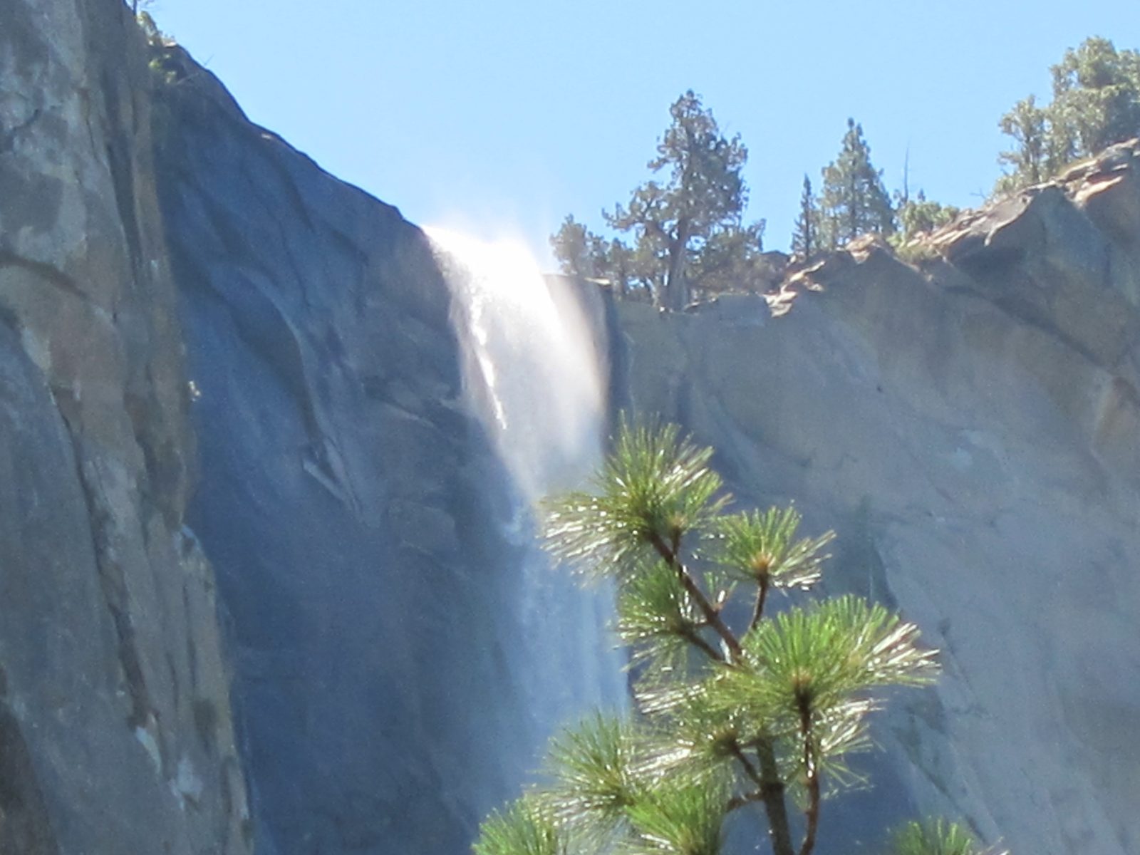Bridal Veil Falls.  One of Dad's pictures (you can tell because something is always in the foreground.
