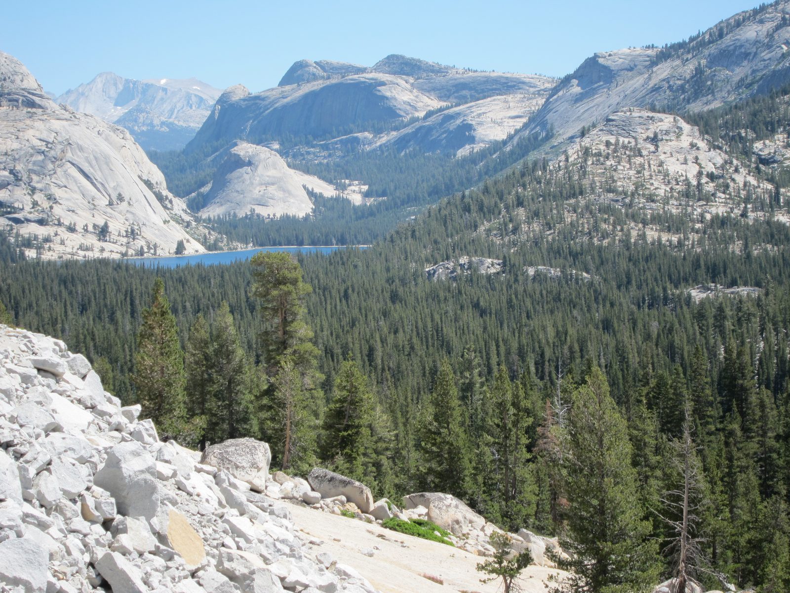 And the view of Tenaya Lake from Olmsted Point.  All the granite is just so beautiful, and so...