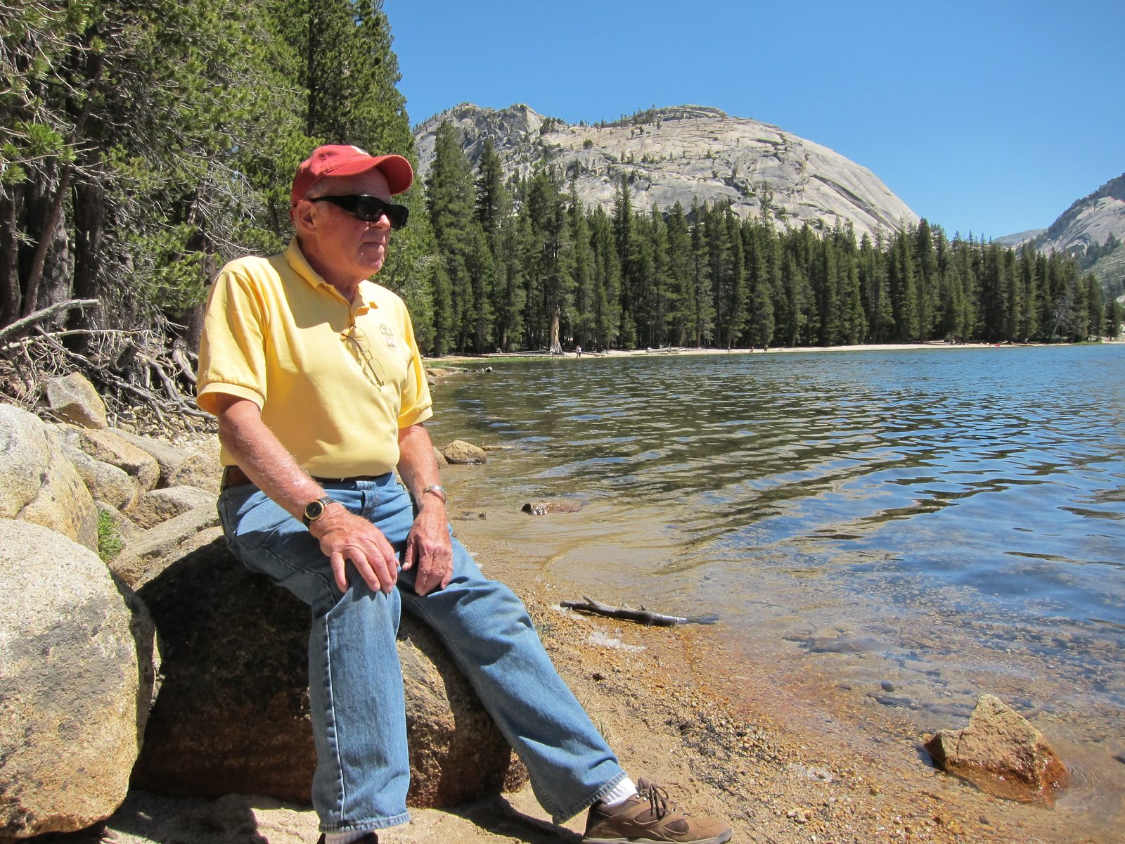 Dad enjoying the view.