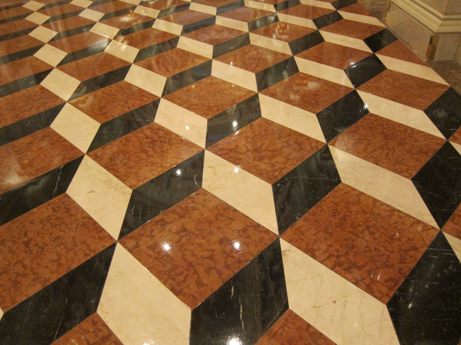... with this floor tile.