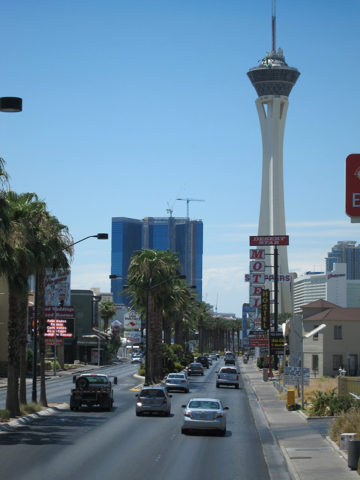 Described as the Seattle Space Needle on steroids, it's known as the Stratosphere Tower.  In...