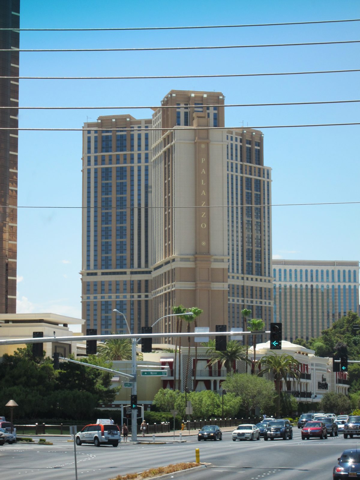 A view of the Palazzo from a distance.