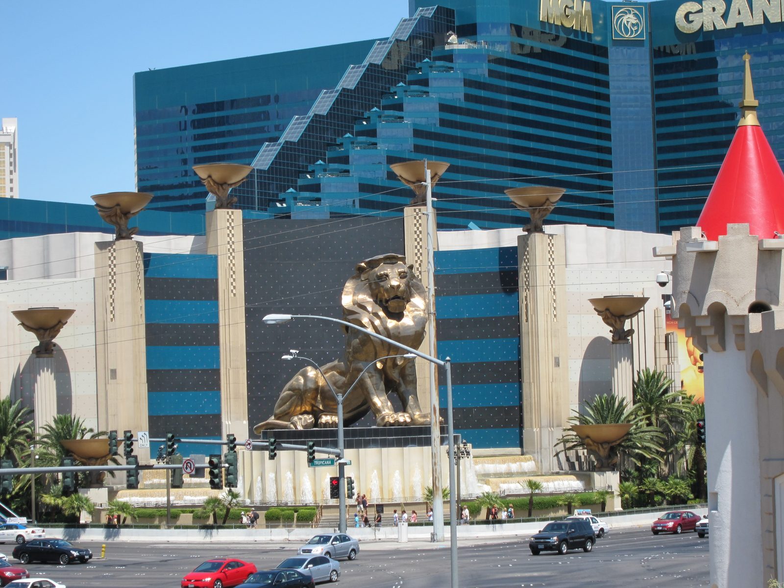 I guess that is the MGM lion out front.