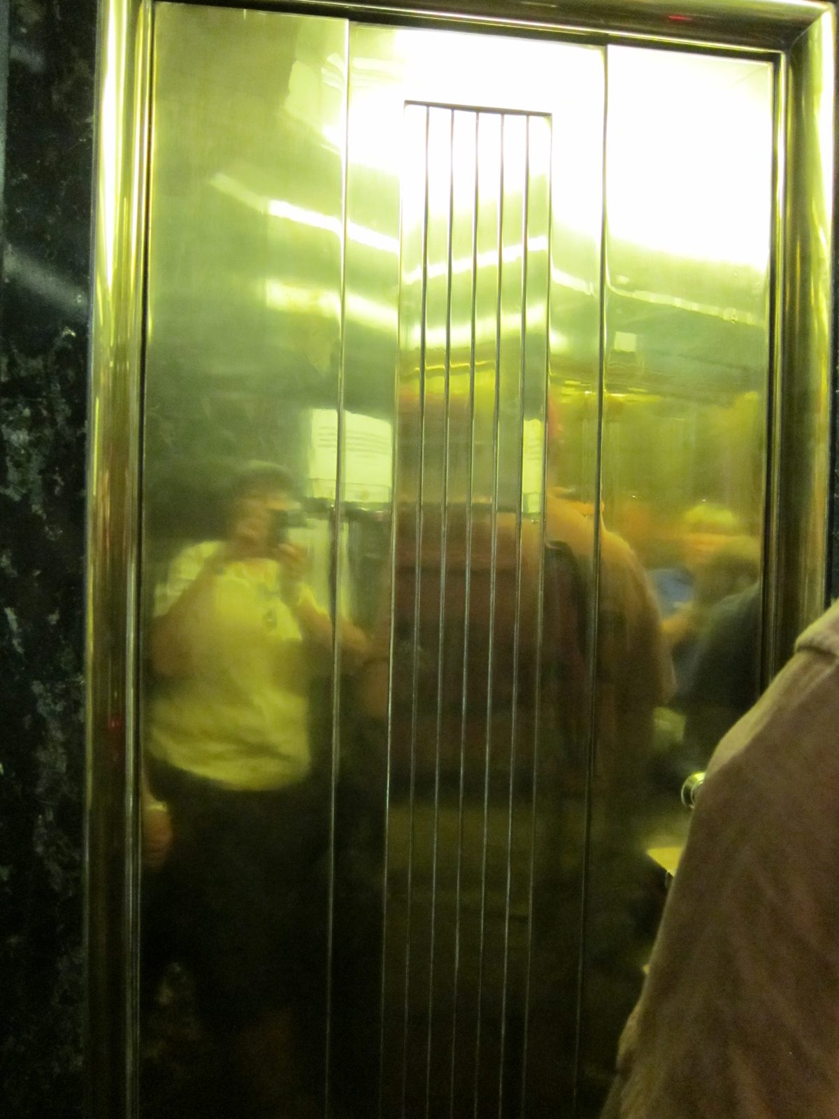 A door deep inside the dam.  There were so many art deco touches.  The guide explained that the...