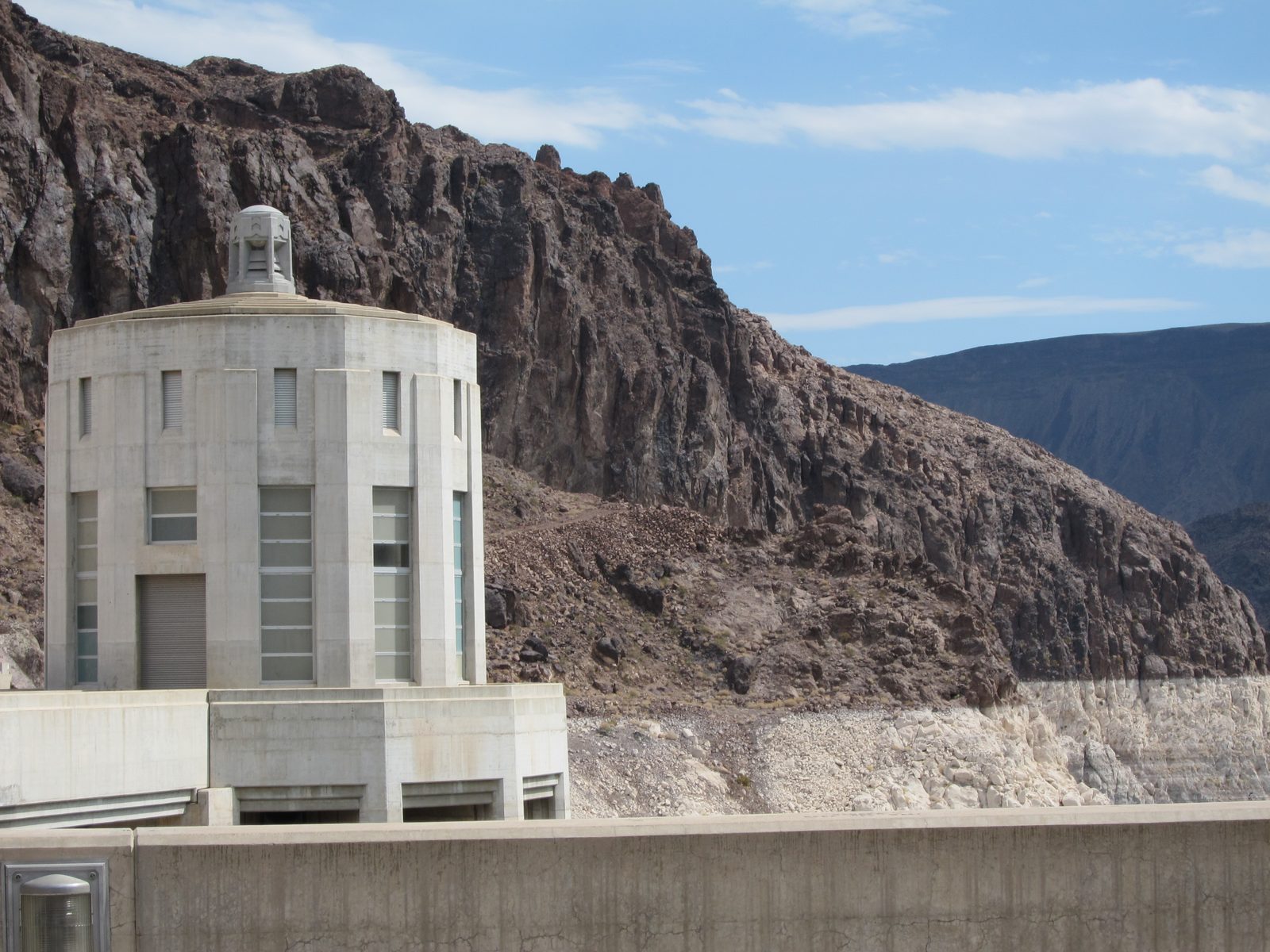 One of the four intake towers.