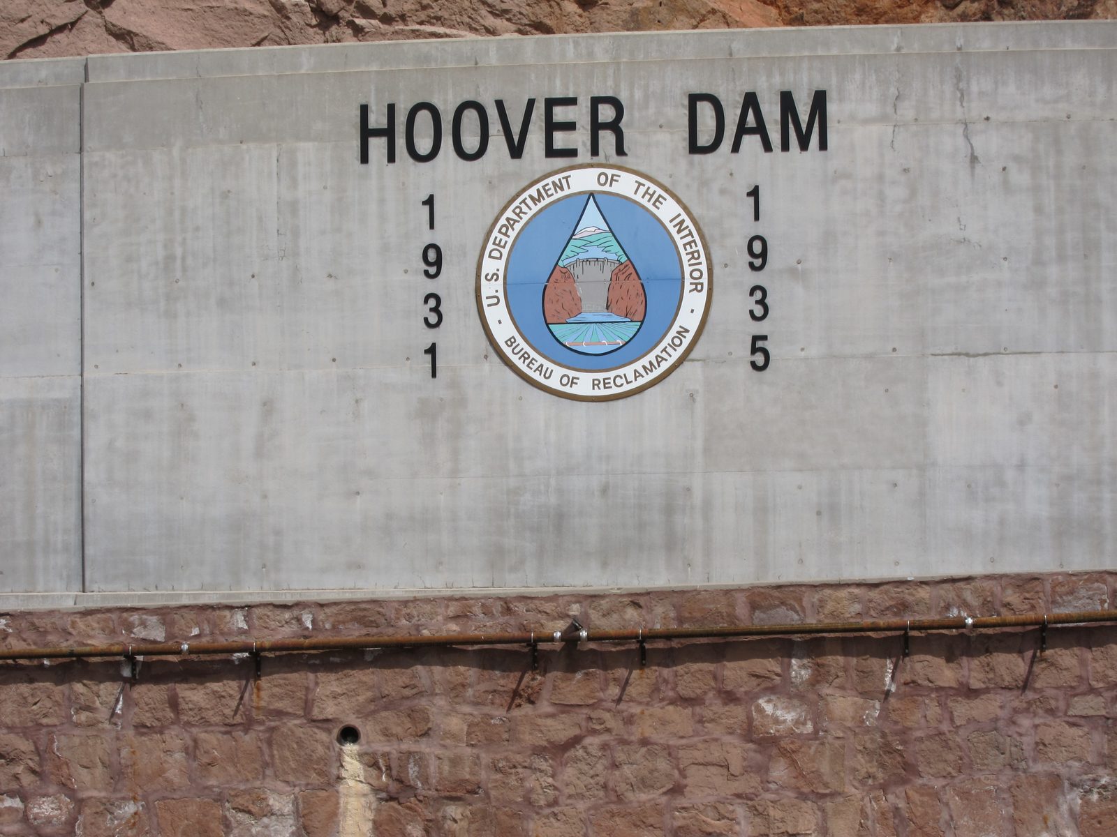 It took two years to build the diversion tunnels, and then two years to excavate the river bed...