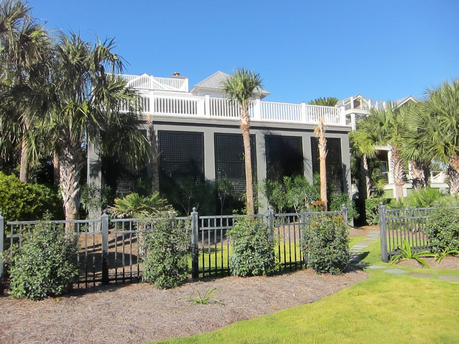 The second beach house, with our bedroom