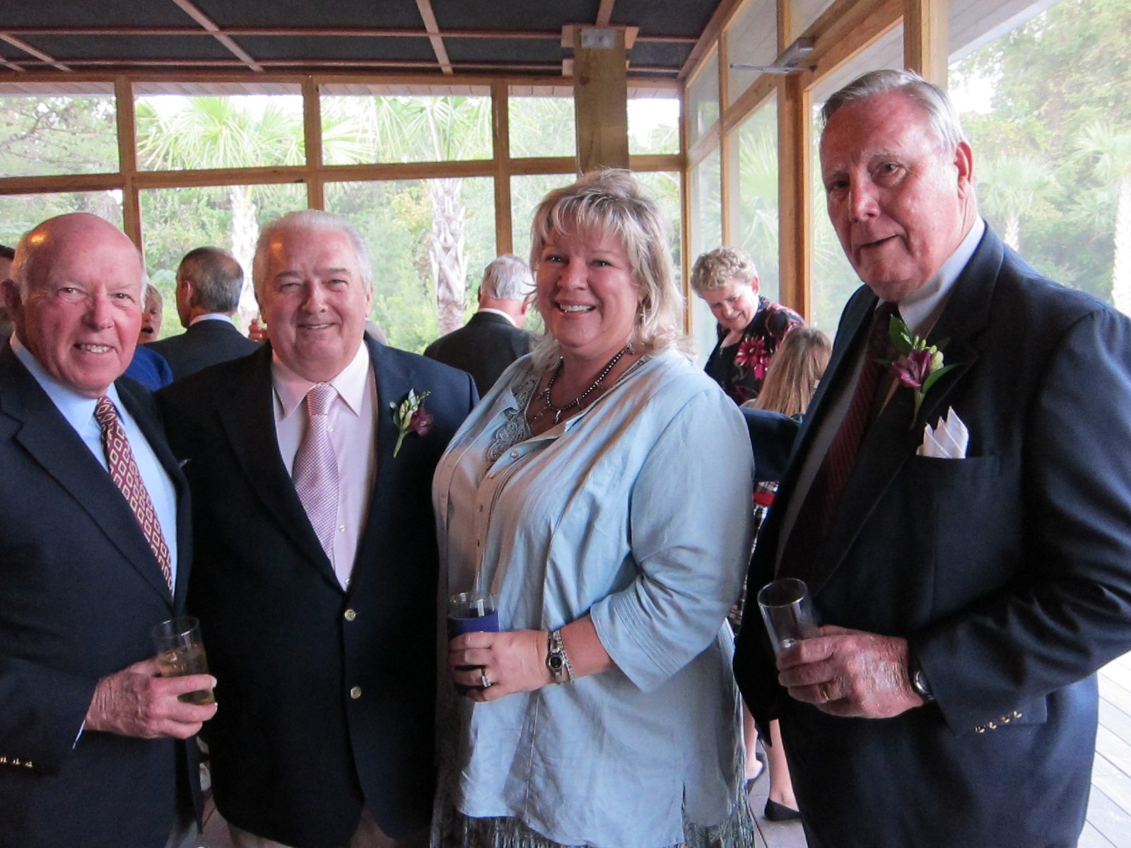 Peter, Jim and Heather, and John Dew