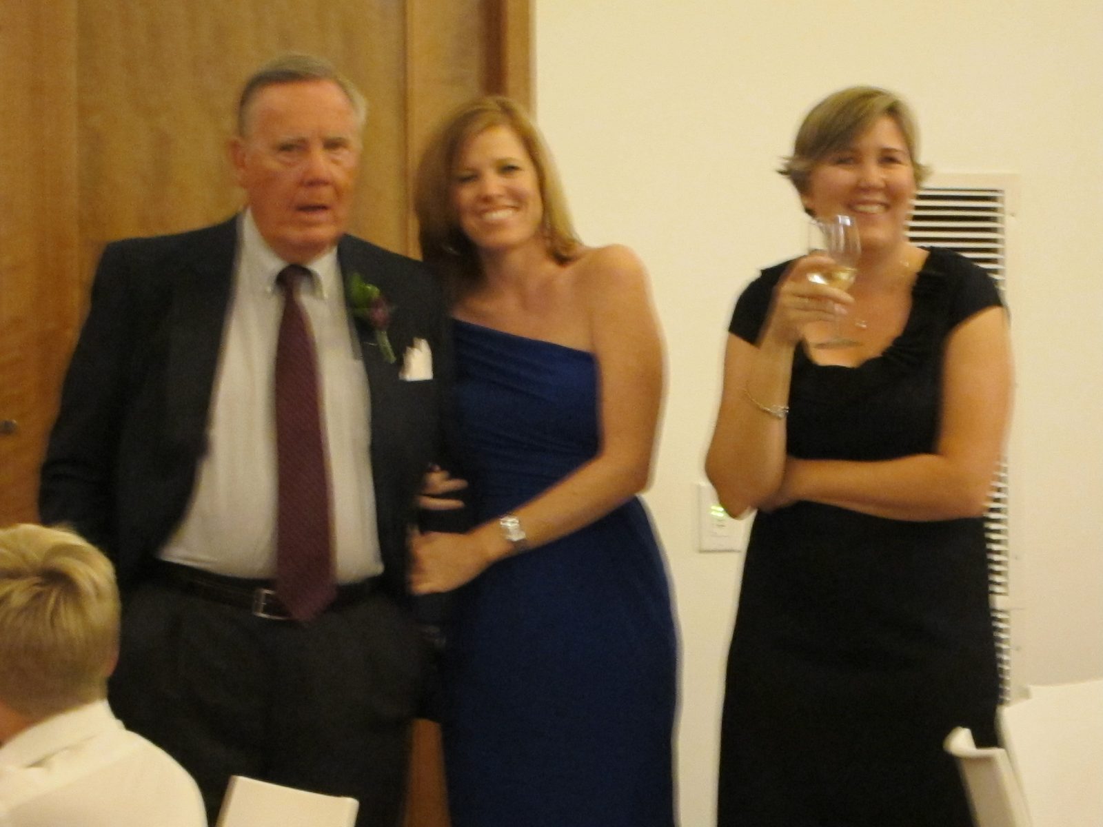 John Dew with Holly and Jennifer - Jonathan's wife.