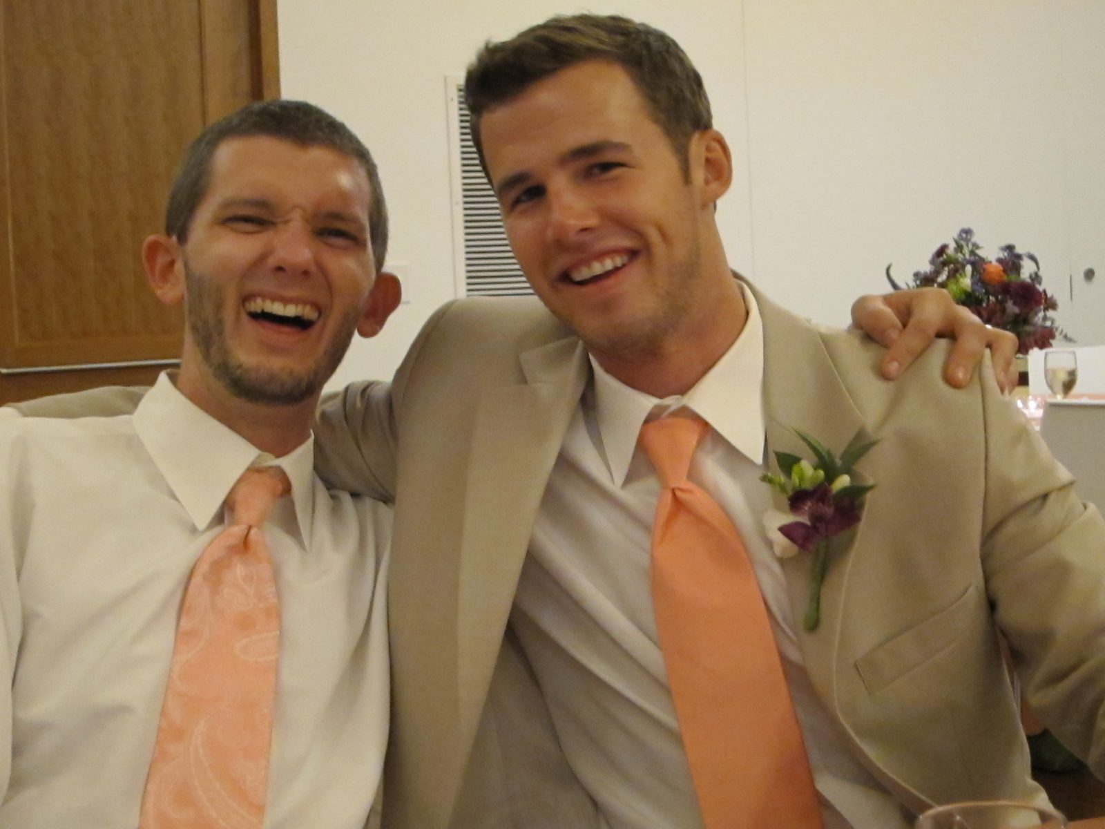 Casey and Justin ... good buddies