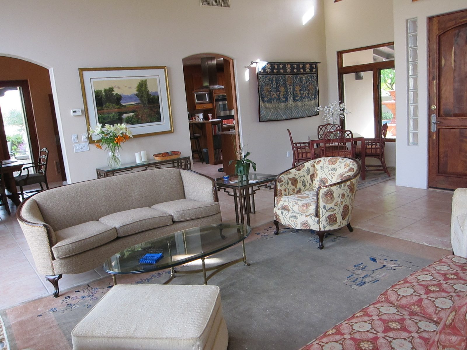 Another view, including a better look at the new coffee table.