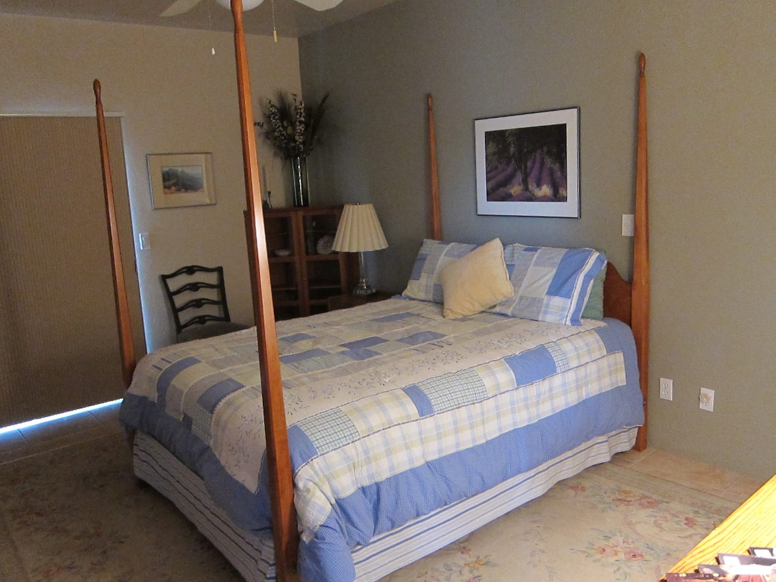 Catherine's guest bed room with much from her bedroom at 22 BHR