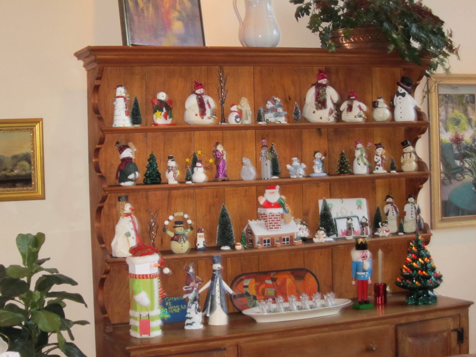 Ah ... snowman village