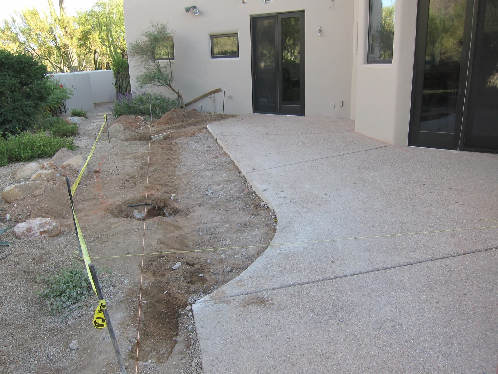 Closer view of the cut work.